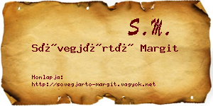 Sövegjártó Margit névjegykártya